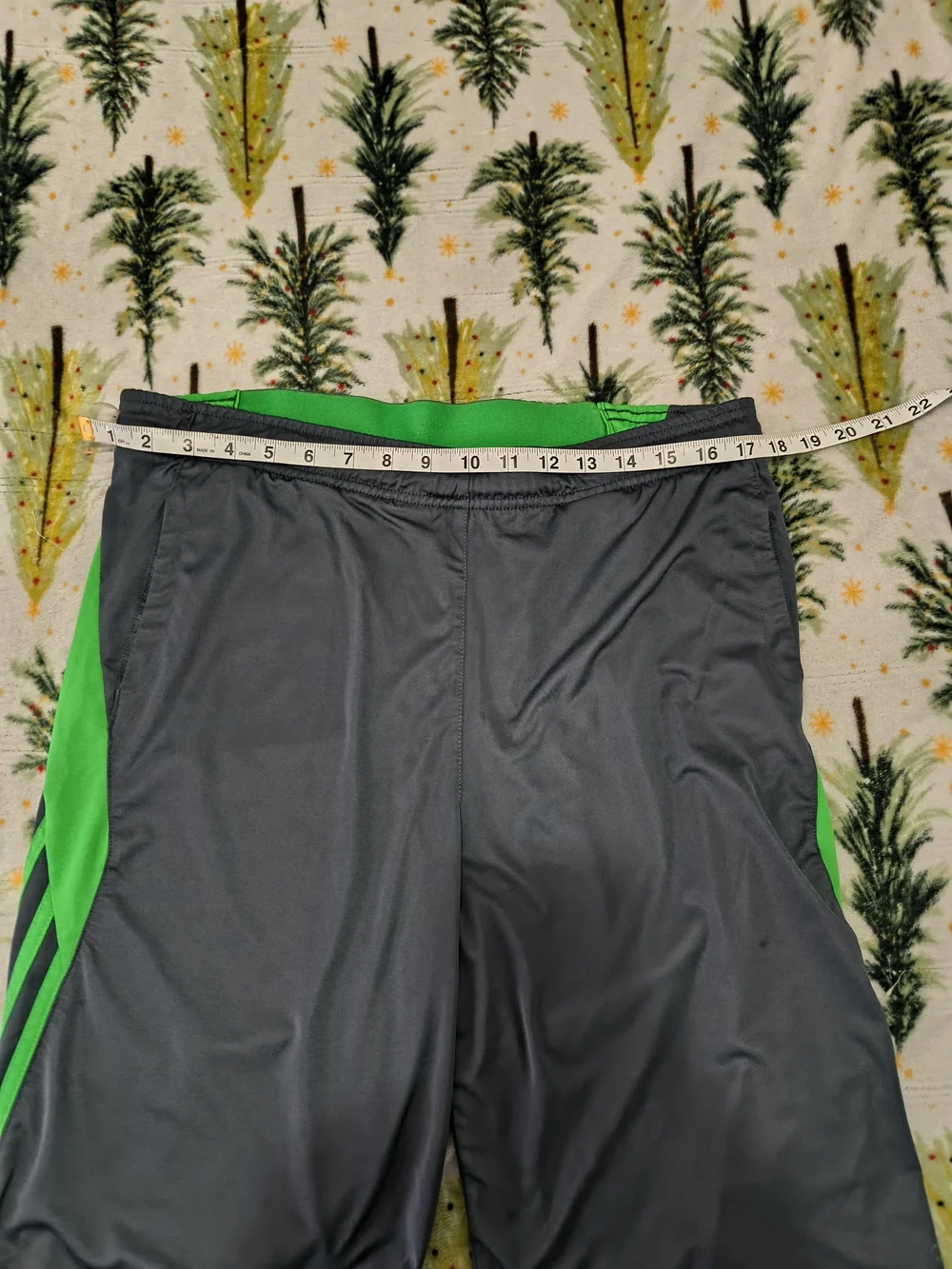 Adidas For Boys Black & Green Athletic Shorts Size XL